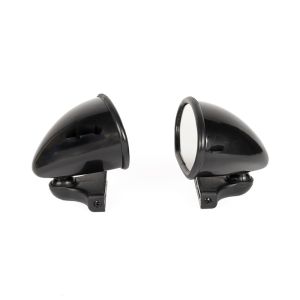 SK-Import Side Mirrors K5 Style Manual Adjustable Black ABS Plastic