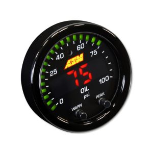 AEM Gauge 52mm Oil and Fuel Pressure