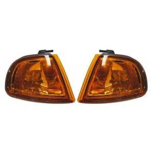 Sonar Corners JDM Style Chrome Housing Amber Lens Honda Prelude