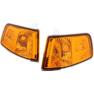 Sonar Corners Chrome Housing Amber Lens Honda CRX Facelift