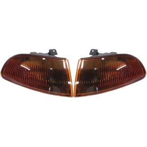 Sonar Corners JDM Style Chrome Housing Smoked Amber Lens Honda Civic