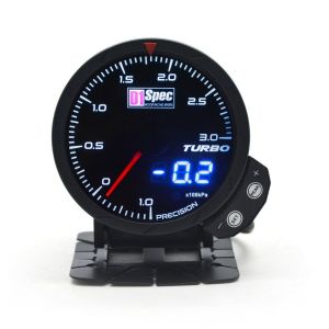 D1 Spec Gauge Version 3 Black 60mm Boost Pressure