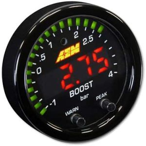 AEM Gauge 52mm Boost Pressure