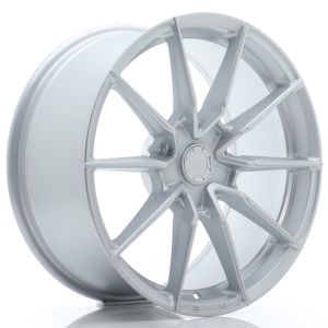 JR-Wheels SL02 Super Light Wheels 18 Inch 8.5J ET20-45 Custom PCD Flow Form Flat Silver