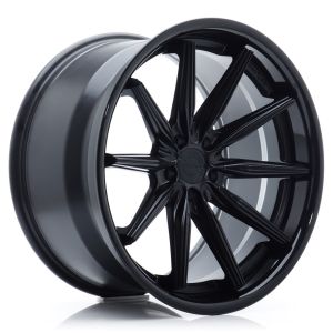 Concaver CVR8 Wheels 20 Inch 10.5J ET10-53 Custom PCD Deep Concave Flow Form Matt Black Gloss Black Stainless Steel Lip
