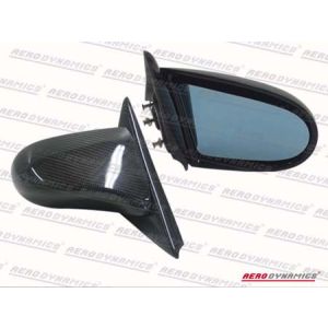 Aerodynamics Side Mirrors Spoon Style Manual Adjustable Carbon Honda Civic,CRX