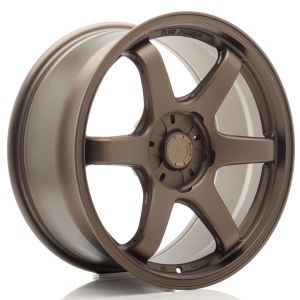 JR-Wheels SL03 Super Light Wheels 18 Inch 8J ET20-35 Custom PCD Flow Form Flat Bronze