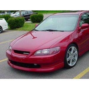 PU Design Front Bumper Lip OEM Style Black Polyurethane Honda Accord