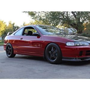 SK-Import Front Side Window Visor Stick-on JDM Style 2-Doors Smoke Plastic Honda Integra
