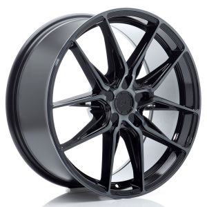 JR-Wheels JR44 Wheels 19 Inch 8.5J ET35 5x100 Flow Form Black Machined Tinted Face