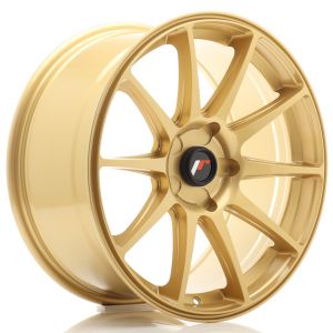 JR-Wheels JR11 Wheels 18 Inch 8.5J ET20-40 Custom PCD Gold