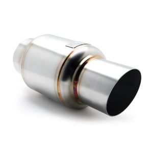 Blox Racing Rear Universal Muffler Mini Race 63.5mm Stainless Steel