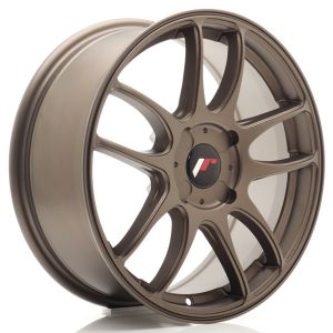 JR-Wheels JR29 Wheels 17 Inch 7J ET20-48 Custom PCD Flow Form Flat Bronze