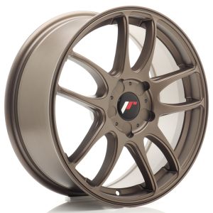 JR-Wheels JR29 Wheels 17 Inch 7J ET20-48 Custom PCD Flow Form Flat Bronze