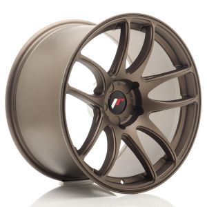 JR-Wheels JR29 Wheels 18 Inch 10.5J ET15-28 Custom PCD Flow Form Flat Bronze