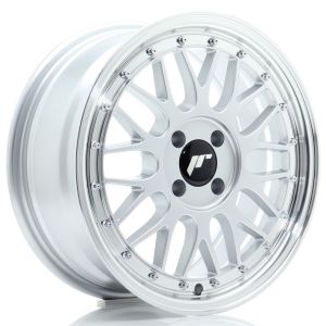 JR-Wheels JR23 Wheels 16 Inch 7J ET20 4x100 Hyper Silver Machined Lip