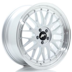JR-Wheels JR23 Wheels 18 Inch 8.5J ET25 5x120 Flow Form Hyper Silver Machined Lip