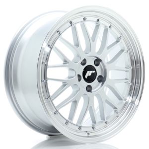 JR-Wheels JR23 Wheels 19 Inch 8.5J ET35 5x120 Flow Form Hyper Silver Machined Lip