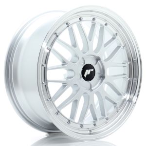 JR-Wheels JR23 Wheels 19 Inch 8.5J ET20-45 Custom PCD Flow Form Hyper Silver Machined Lip