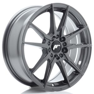 JR-Wheels JR21 Wheels 17 Inch 7J ET40 4x100,4x114.3 Flow Form Hyper Gray