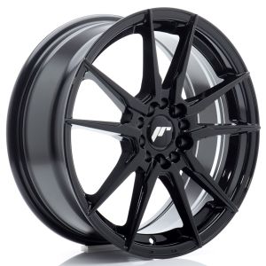 JR-Wheels JR21 Wheels 17 Inch 7J ET40 5x108,5x112 Flow Form Gloss Black