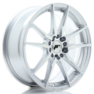 JR-Wheels JR21 Wheels 17 Inch 7J ET40 5x108,5x112 Flow Form Silver Machined Face
