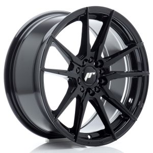 JR-Wheels JR21 Wheels 17 Inch 8J ET35 5x110,5x120 Flow Form Gloss Black