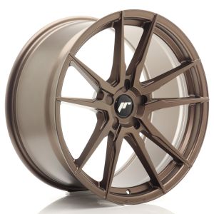 JR-Wheels JR21 Wheels 20 Inch 10J ET20-48 Custom PCD Flow Form Flat Bronze