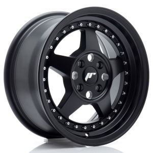 JR-Wheels JR6 Wheels 15 Inch 7J ET35 4x100 Flat Black