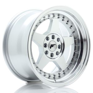 JR-Wheels JR6 Wheels 16 Inch 9J ET20 4x100,4x108 Silver Machined Face