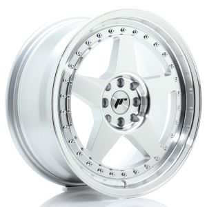 JR-Wheels JR6 Wheels 17 Inch 8J ET35 4x100,4x114.3 Silver Machined Face