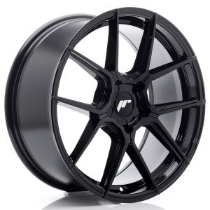 JR-Wheels JR30 Wheels 18 Inch 8J ET20-40 Custom PCD Flow Form Gloss Black