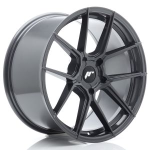 JR-Wheels JR30 Wheels 19 Inch 9J ET20-40 Custom PCD Flow Form Hyper Gray