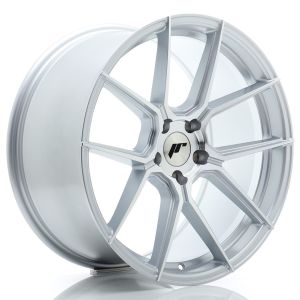 JR-Wheels JR30 Wheels 19 Inch 9.5J ET40 5x112 Flow Form Silver Machined Face