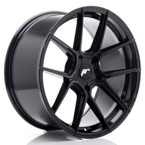 JR-Wheels JR30 Wheels 19 Inch 9.5J ET20-40 Custom PCD Flow Form Gloss Black