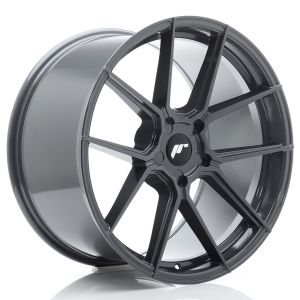JR-Wheels JR30 Wheels 20 Inch 10.5J ET15-45 Custom PCD Flow Form Hyper Gray