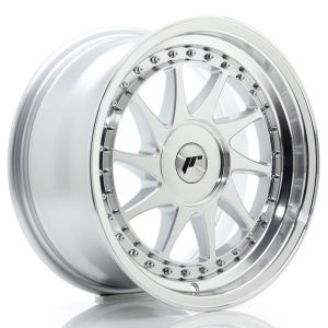 JR-Wheels JR26 Wheels 16 Inch 8J ET10-30 Custom PCD Silver Machined Face