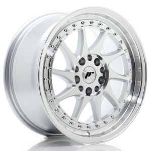 JR-Wheels JR26 Wheels 17 Inch 8J ET25 5x114.3,5x120 Silver Machined Face
