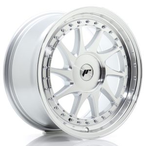 JR-Wheels JR26 Wheels 17 Inch 8J ET20-35 Custom PCD Silver Machined Face