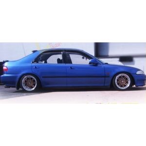 SK-Import Front and Rear Side Window Visor Stick-on 4-Doors Smoke Plastic Honda Civic