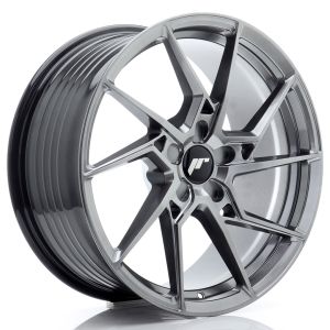 JR-Wheels JR33 Wheels 19 Inch 8.5J ET20-45 Custom PCD Flow Form Hyper Black