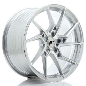 JR-Wheels JR33 Wheels 19 Inch 9.5J ET20-45 Custom PCD Flow Form Silver Machined Face