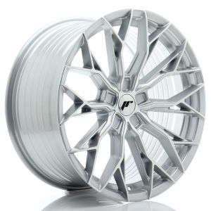 JR-Wheels JR49 Wheels 19 Inch 9.5J ET20-45 Custom PCD Flow Form Silver Machined Face