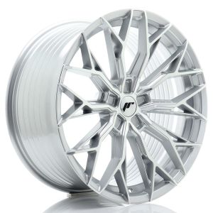 JR-Wheels JR49 Wheels 20 Inch 9.5J ET20-40 Custom PCD Flow Form Silver Machined Face