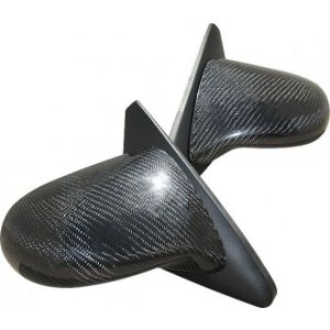 CarbonWorks Side Mirrors Spoon Style Electric Adjustable Carbon Honda Civic