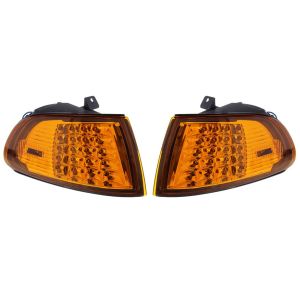Eagle Eye Indicator lights LED Chrome Housing Amber Lens Honda Civic
