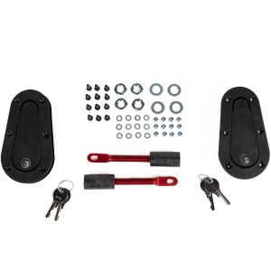 Aerocatch Hood Pins With Lock ABS Plastic