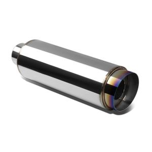 SK-Import Universal Muffler 114mm Stainless Steel