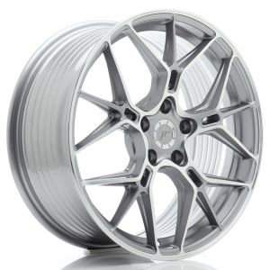 JR-Wheels JR51 Wheels 18 Inch 8J ET45 5x112 Flow Form Silver Machined Face