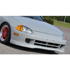 ABS Dynamics Front Bumper Lip Type R Style Black Polyurethane Honda Del Sol